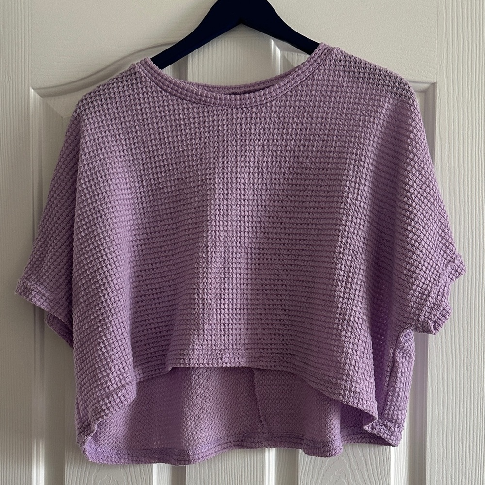 Lavender Textured Women's Top